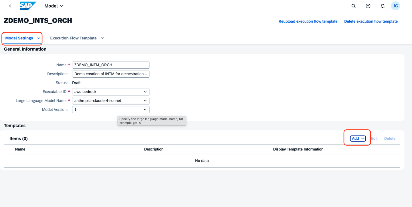 Add prompt templates