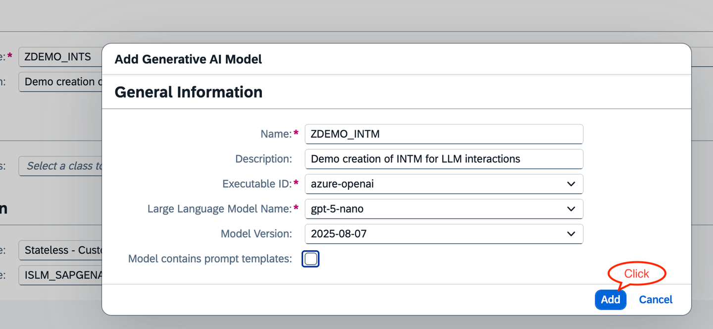 Configure the Intelligent Scenario Model