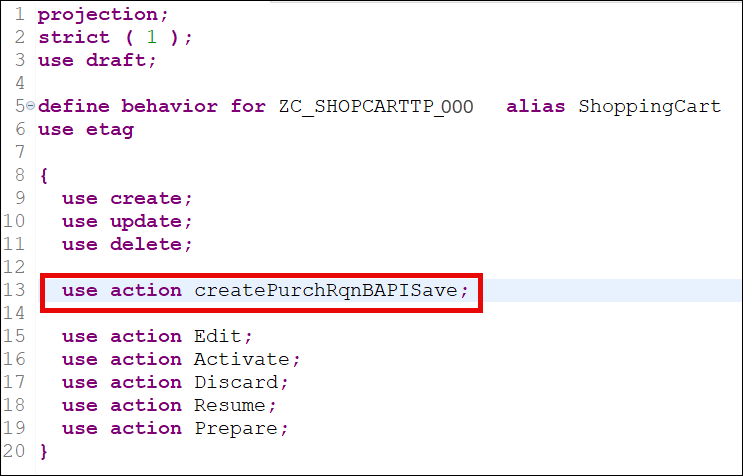 Enhance behvaior definition