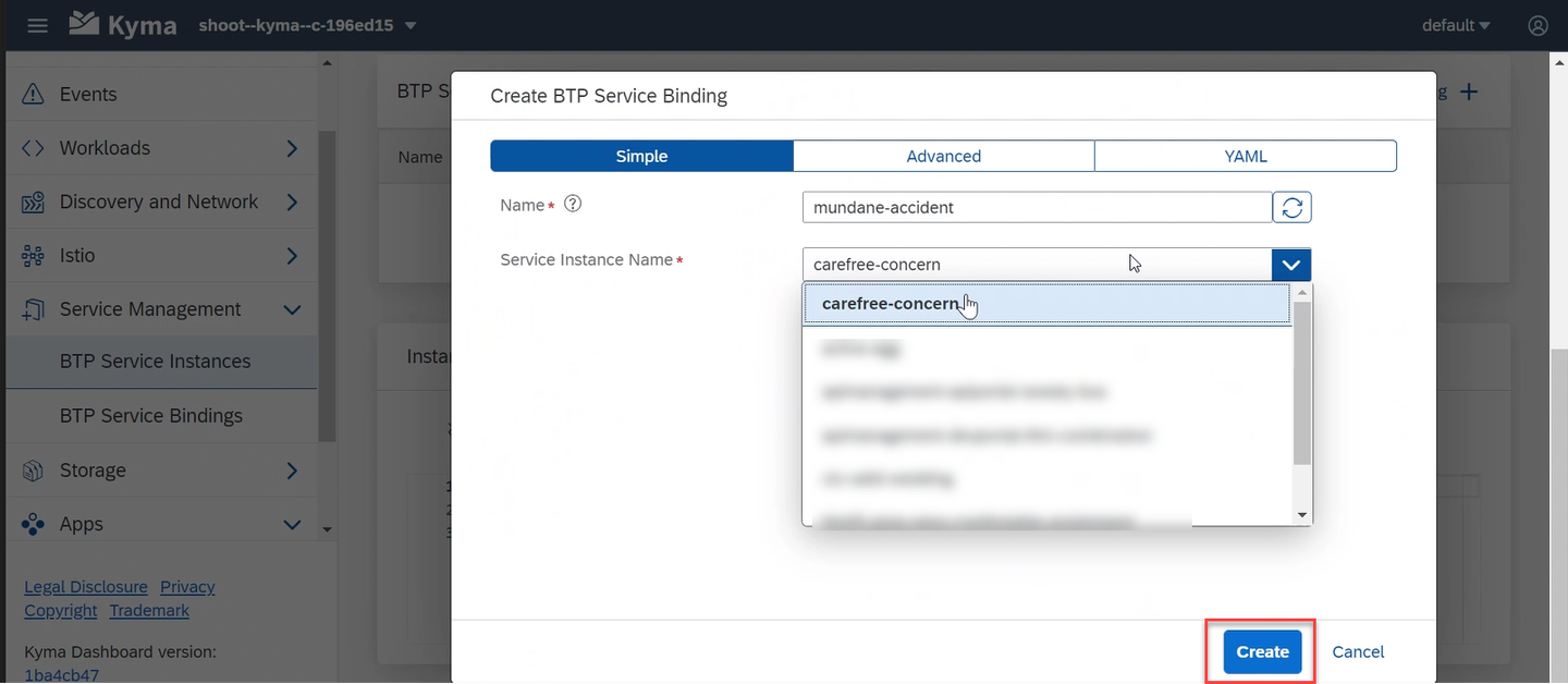 Service Binding