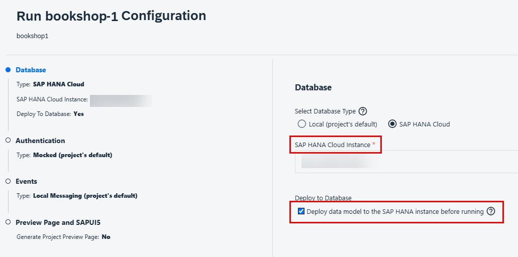 Open Run Configurations view