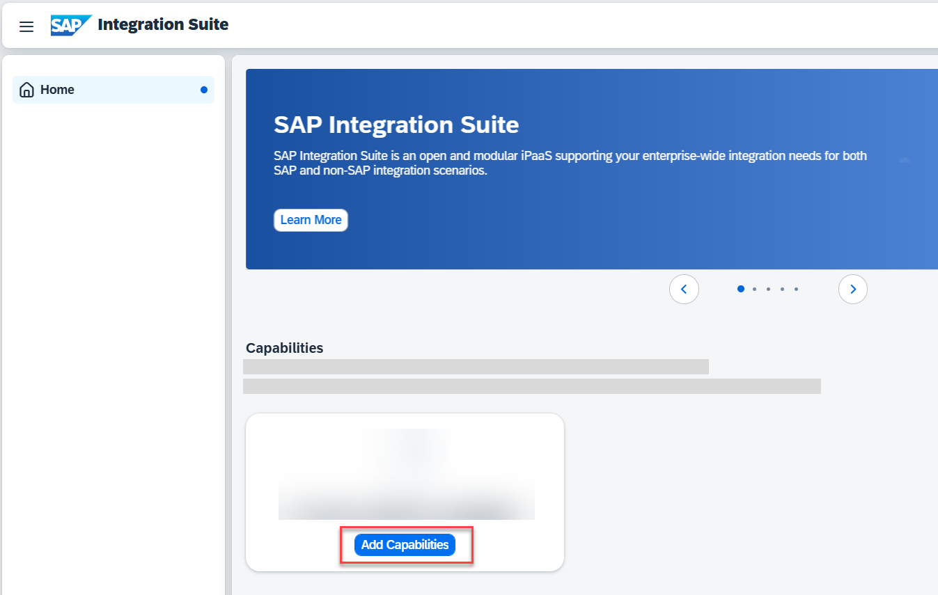 Integration suite launchpad