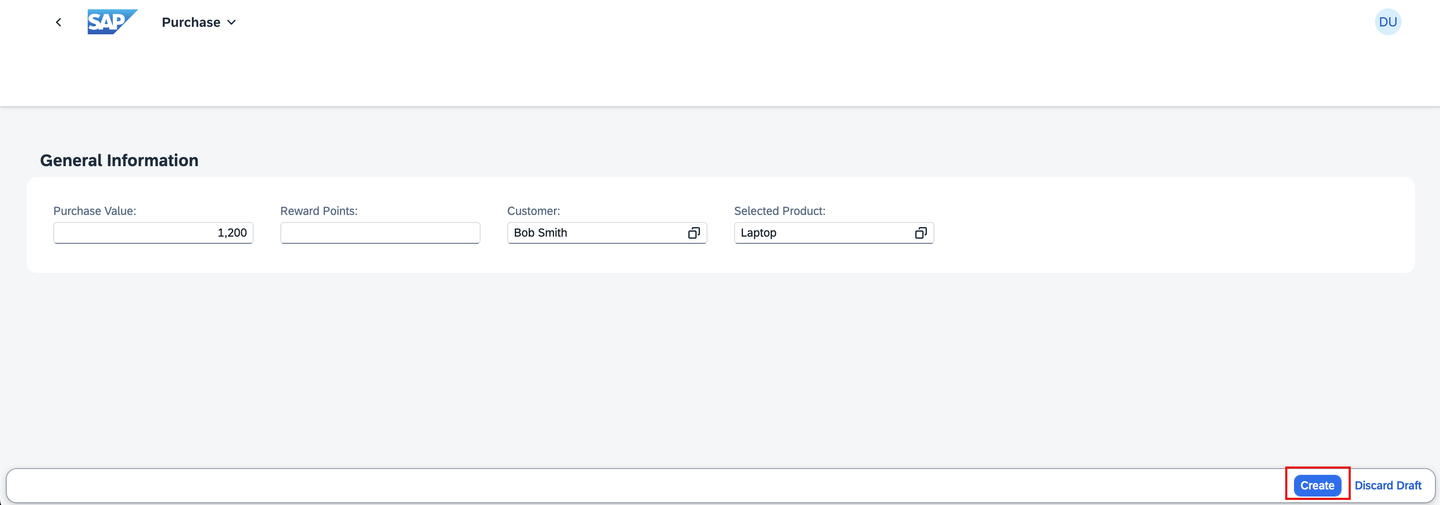 create purchase