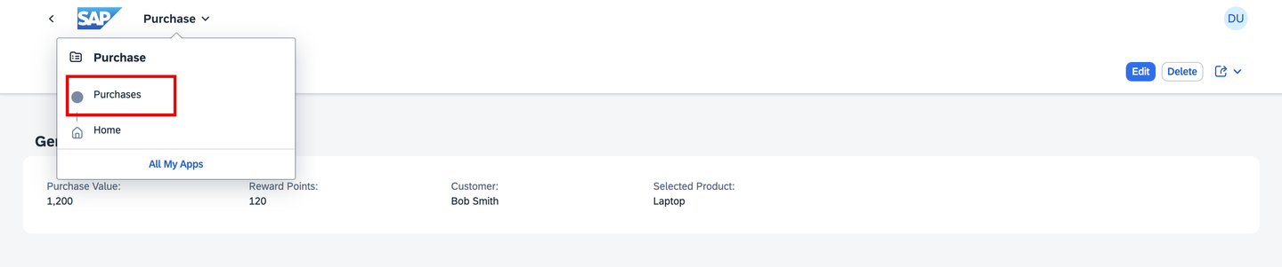 create purchase