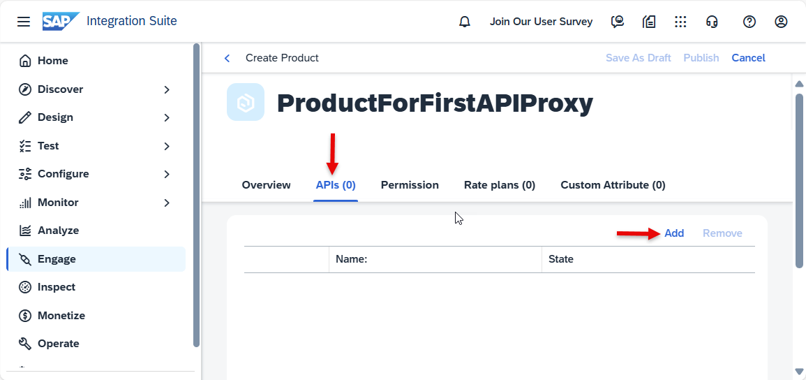 APIs for product