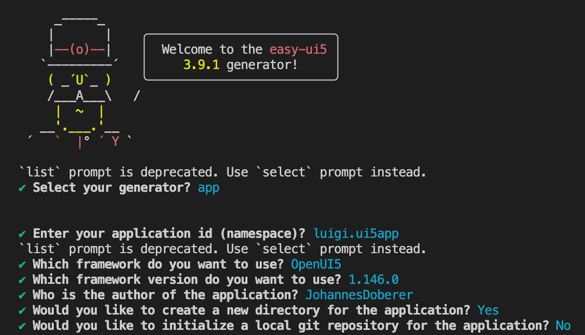 UI5 Generator