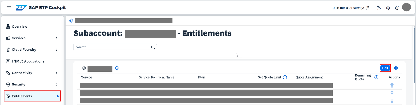 Configure entitlements