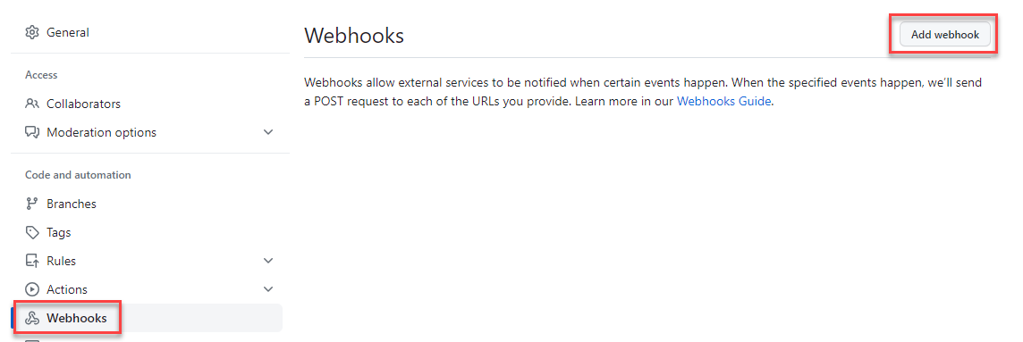 Add webhook