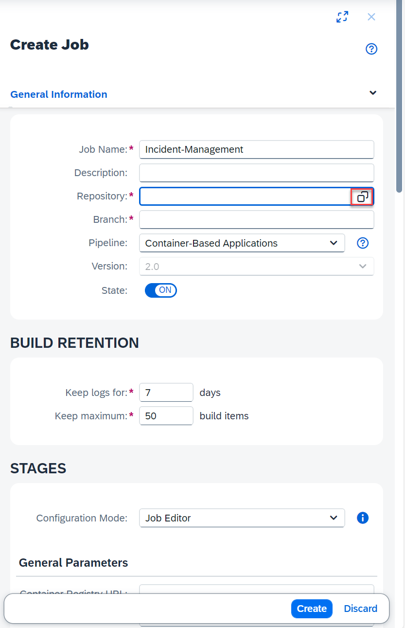 Add job name