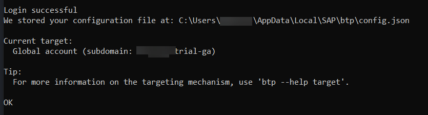 CLI Login