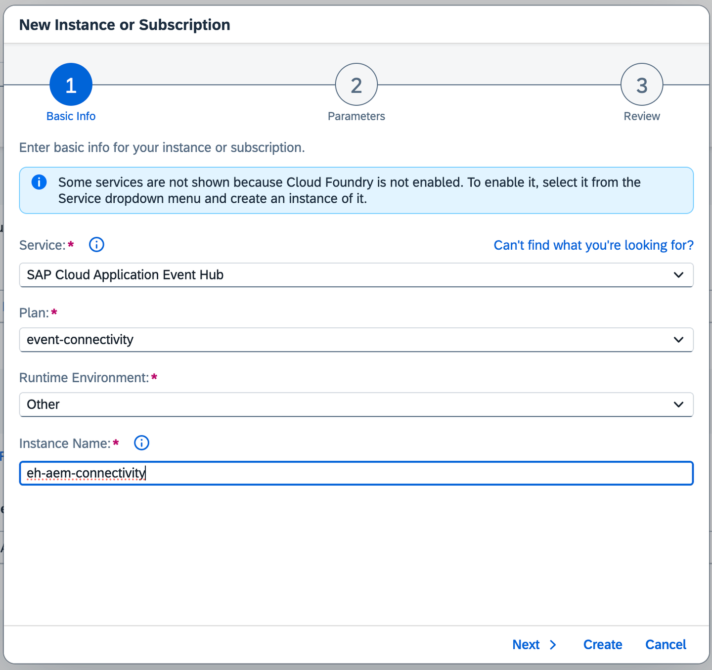 AEM Connectivity Instance