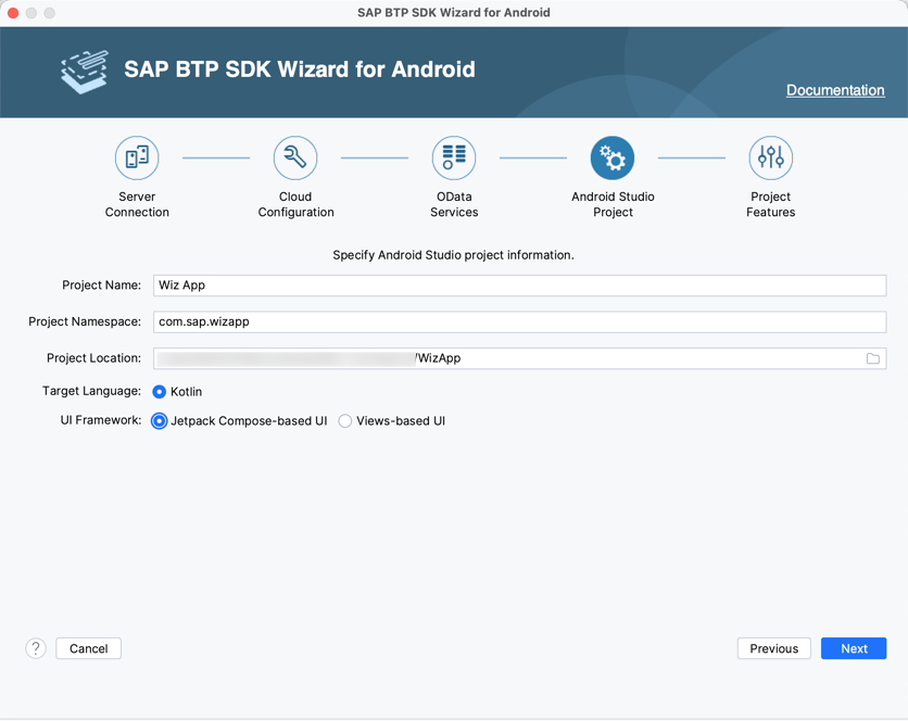 Project configuration