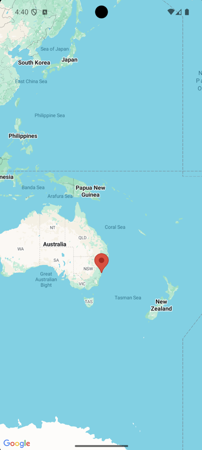 Map screen