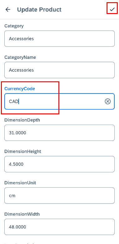 Change currency code