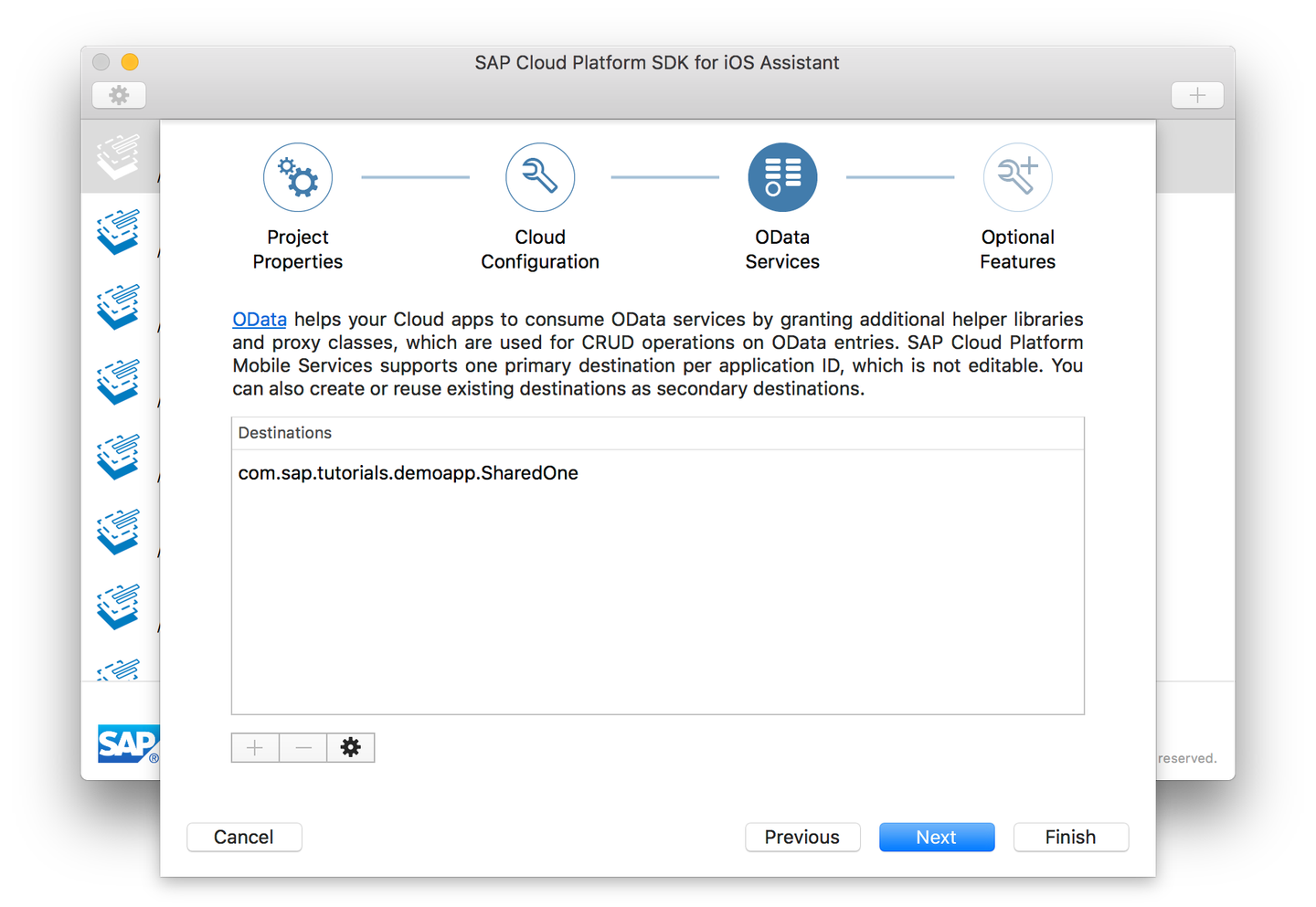 Create Xcode project with SAP BTP SDK Assistant for iOS
