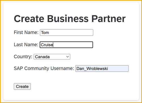 Add business partner