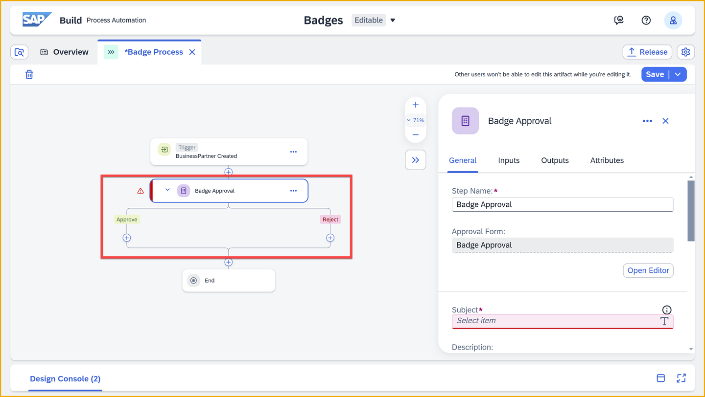 Approval form added
