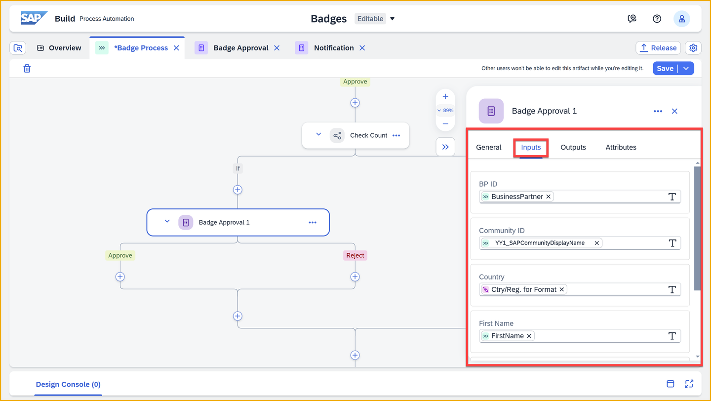 Form inputs bindings