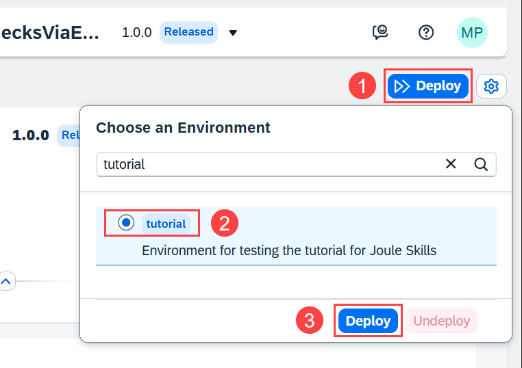 Process Automation deploy