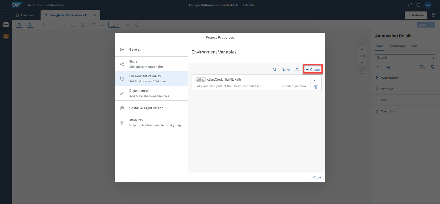 Create User Email