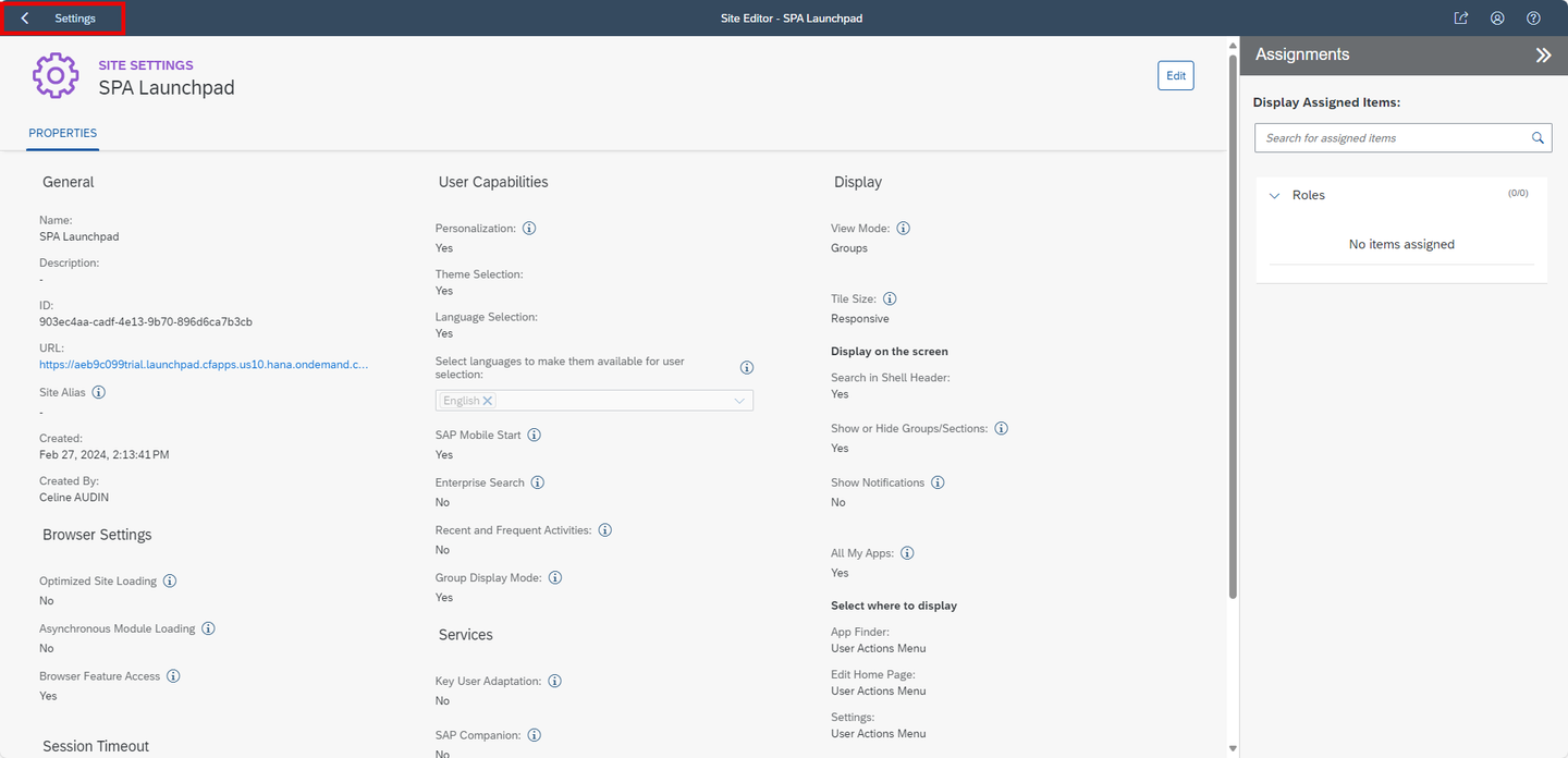 Site Editor