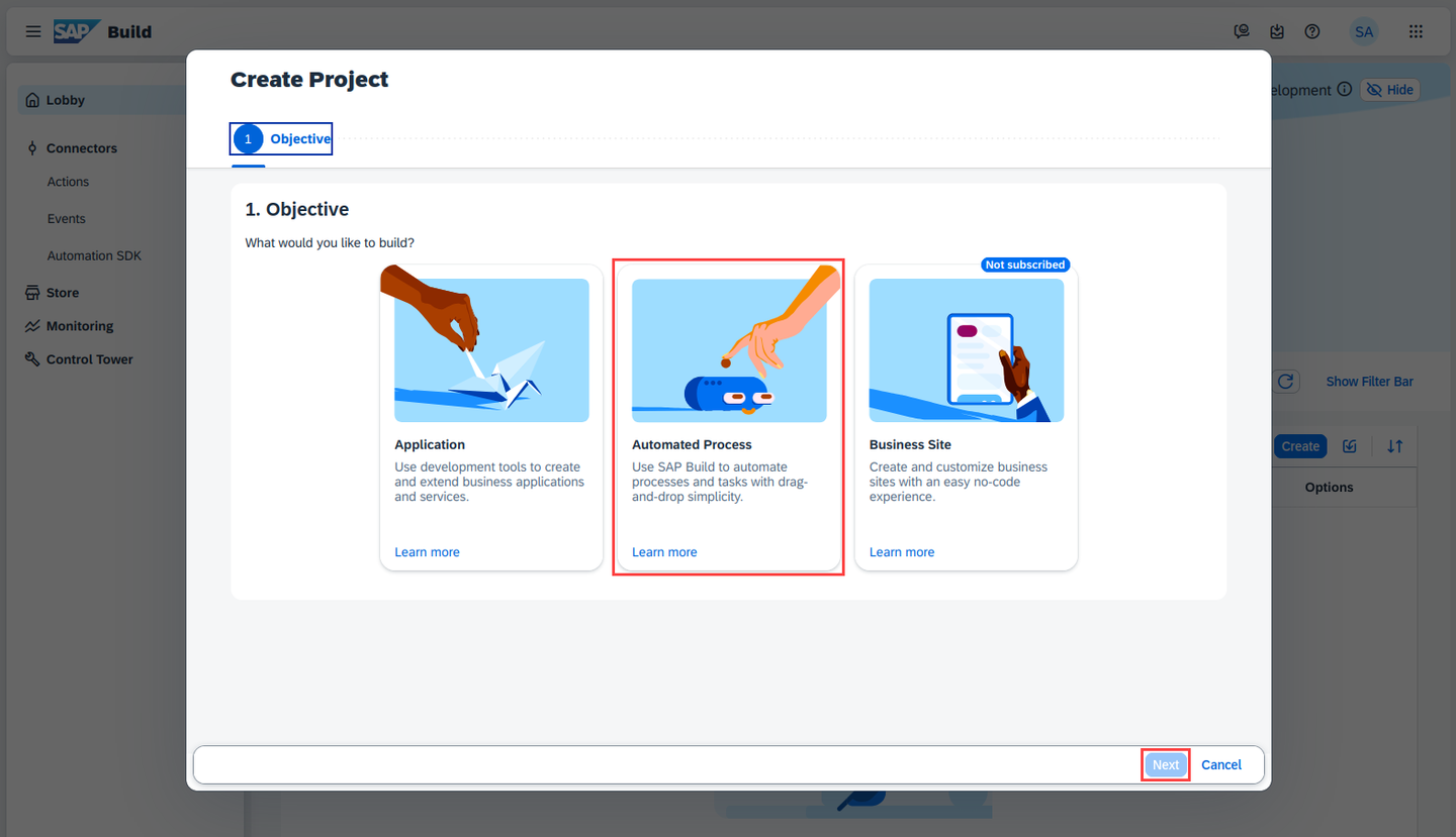 Create a Project