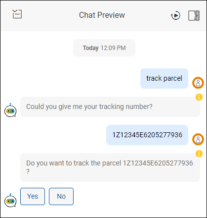 Conversation with API