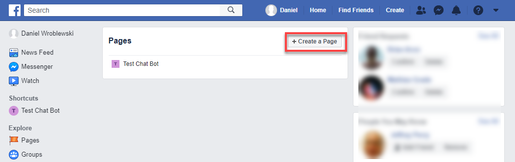 Facebook pages