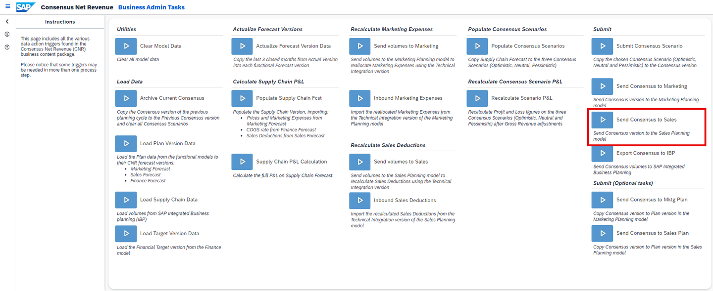 xp&A Consensus Net Revenue Planning