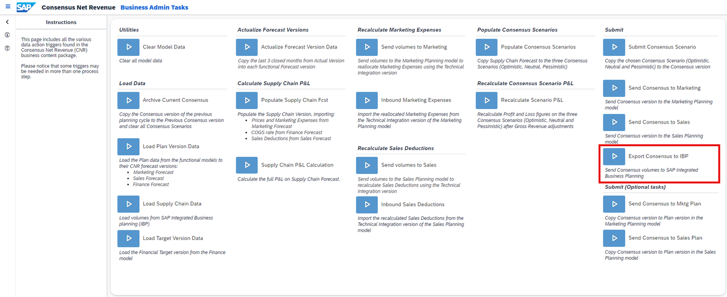xp&A Consensus Net Revenue Planning